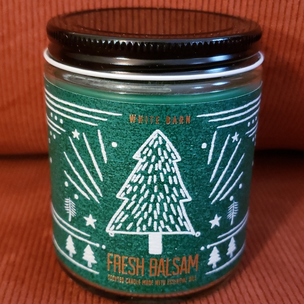 *2 for $20*🎄Bath & Bodyworks Fresh Balsam Single Wick Candle